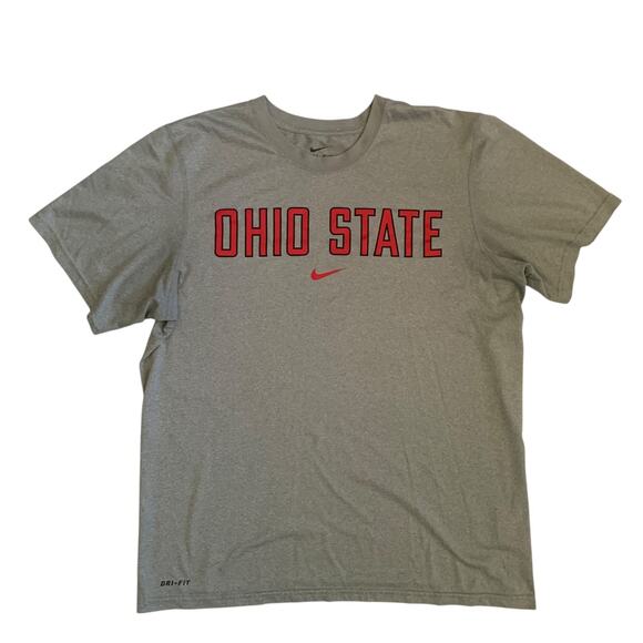 Nike Other - Nike Dri-Fi Men's Size M Ohio State Buckeyes Short Sleeve Gray T-Shirt